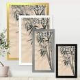 thumbnail image 4 of Designart 'Vintage Black and White Bamboo I' Traditional Framed Art Print, 4 of 4