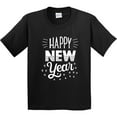 thumbnail image 3 of Inktastic Happy New Year in Hand Lettering Youth T-Shirt, 3 of 5