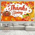 thumbnail image 5 of Banner decorativo de Feliz Acción de Gracias - 120 x 80 cm, telón de fondo de Feliz Acción de Gracias, decoraciones para fiestas de Acción de Gracias (estilo 1qsh013), 5 of 5