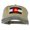 Khaki Black, variant on Colorado Flag Embroidered Two Tone Cap - Spruce Khaki OSFM