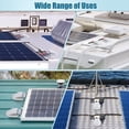 thumbnail image 4 of Paquete de 2 Prensaestopas Solares, Prensaestopas Solares, Carcasa Entrada Cable Doble para Tipo Vehículos Recreativos, Caravanas y Marinos de 3 mm² A 10 mm², Color ., 4 of 5