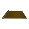 thumbnail image 2 of Ahgly Company Indoor Round Abstract Yellow Modern Area Rugs, 8' Round, 2 of 4