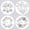 4-in-1 Design Mix, variant on 1.5" Thank You Stickers for Packaging, 200 count Thank You Labels | 4 Black & White Line Art Floral Designs, Small Business Stickers for Order Packaging, Bakery Boxes, and Wedding Favors