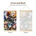 thumbnail image 2 of My Hero Academia Wooden Shaft Hanging Poster Home Decor Poster Wall Art Painting For Living Room Bedroom 12"X18", 2 of 7
