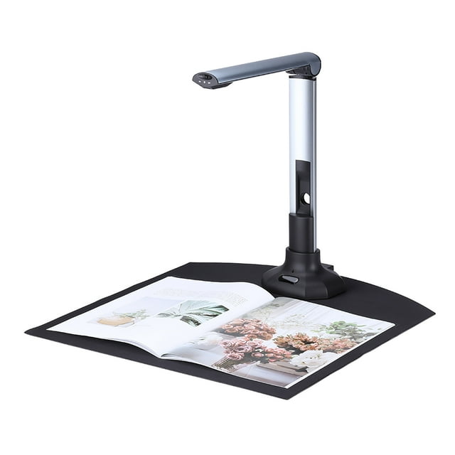 Office Document Scanner 10MP HD Foldable Portable A3 Document Camera for Bills ID Cards Books Magazines
