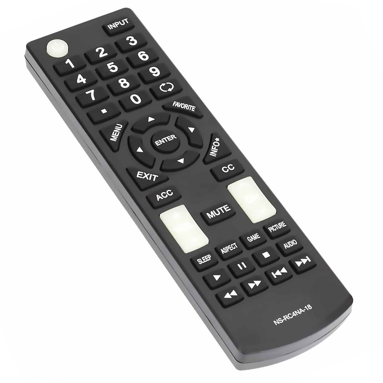 NSRC4NA18 Remote Replace for Insignia TV NS32D311NA17 NS32D311MX17
