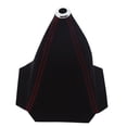 thumbnail image 3 of Cambios Manual Cuero Gamuza para Coche Cubierta Impermeable () Rojo, 3 of 5