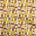 thumbnail image 1 of oneOone Polyester Spandex Brown Fabric Geometrical Fabric For Sewing Printed Craft Fabric By The Yard 56 Inch Wide, 1 of 4