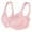 Pink, variant on Curyon Womens Front Closure Underwire U-Back Unpadded Wide Strap Plus Size Bra,36DD