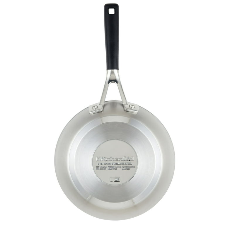KitchenAid Stainless Steel Nonstick Induction Frying Pan, 8-Inch, Brushed  Stainless Steel - Bed Bath & Beyond - 34641367