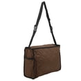 thumbnail image 1 of Sac pour Fauteuil Roulant, Sac de Rangement Suspendu en Coton Matelassé Multifonctionnel Pratique Léger pour Chariot Marron, 1 of 8