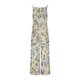 thumbnail image 6 of Cavosen Easter Plus Size Oversized Linen Jumpsuits Long Overalls with Pocket Print Lightweight Summer Work Rompers, 6 of 6