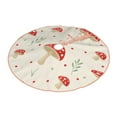 thumbnail image 2 of Kll Flat Mushrooms Christmas Tree Skirt 36",Party Decorations Farmhouse For Christmas Decorations Holiday Party, 2 of 8