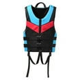 thumbnail image 4 of LOVIVER Adults Life Jacket Lightweight Swim Jacket for Kayaking Rafting Wakeboarding Red and Blue, 4 of 8