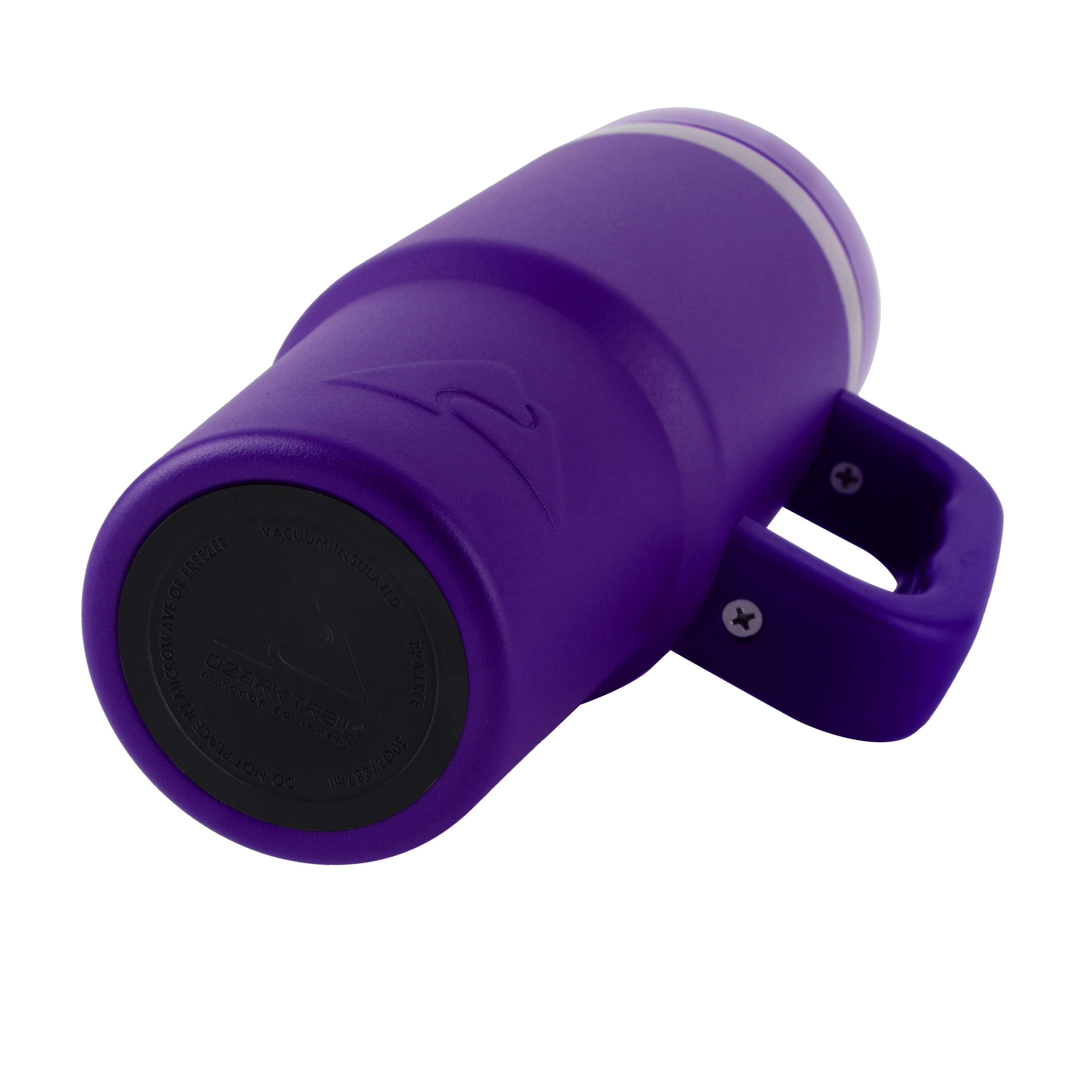 Ozark Trail 18 oz Stainless Steel Insulated Tumbler with Handle, Purple