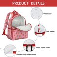 thumbnail image 4 of Cute Strawberry Backpack for Teens - Waterproof School Bag with Ergonomic Design & Multiple Pockets, 4 of 5