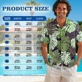 thumbnail image 7 of KUIFORTI Hawaii Matching Couple Outfits Tropical Monstera Leaf Women's Casual Dresses & Men's Hawaiian Shirt for Summer Vacation Trip Lightweight with Soft Fabric Quick-dry, 7 of 7