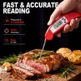 thumbnail image 7 of Arenviy Digital Meat Thermometer for Cooking, Instant Read Food Thermometer for Grill, BBQ & Kitchen, Foldable, 4.3-inch Probe, 7 of 7
