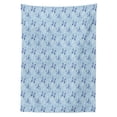 thumbnail image 3 of Ambesonne Butterfly Tablecloth Rectangular Table Cover, Blue Dragonflies, 60"x84", Blue Pale Blue White, 3 of 4