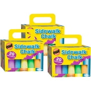 POOF 20-Piece Sidewalk Chalk, 3pk