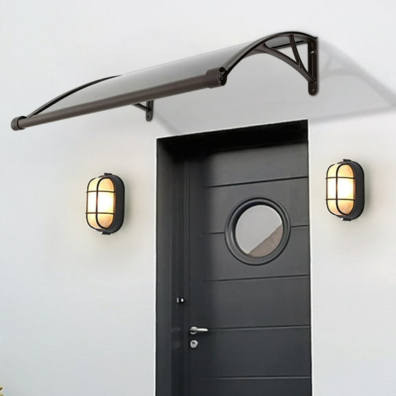 Awning for Door Window Exterior with Drainage Awning Canopy Front Door Overhang Awning