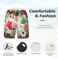 thumbnail image 5 of Haiem Christmas Gingerbread Cookies Men'S Quick-Dry Swim Trunks: Comfortable Beach Shorts With Mesh Lining And Pockets - Ideal For Swimming And Sunbathing Medium, 5 of 9