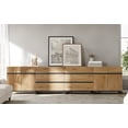 thumbnail image 3 of WAMPAT 4-In-1 Modern Sideboard Buffet Cabinet With 6 Drawers And Adjustable Shelves, Coffee Bar And Storage Cabinet For Living Room And Kitchen, 3 of 16