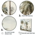 thumbnail image 3 of Designart "Palm Trees By The Beach" Palms & Palm Trees Floater Framed Wall Art Prints, 3 of 5
