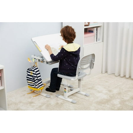 Primecables Kids Desk Chair Set Multifunctional Student Study