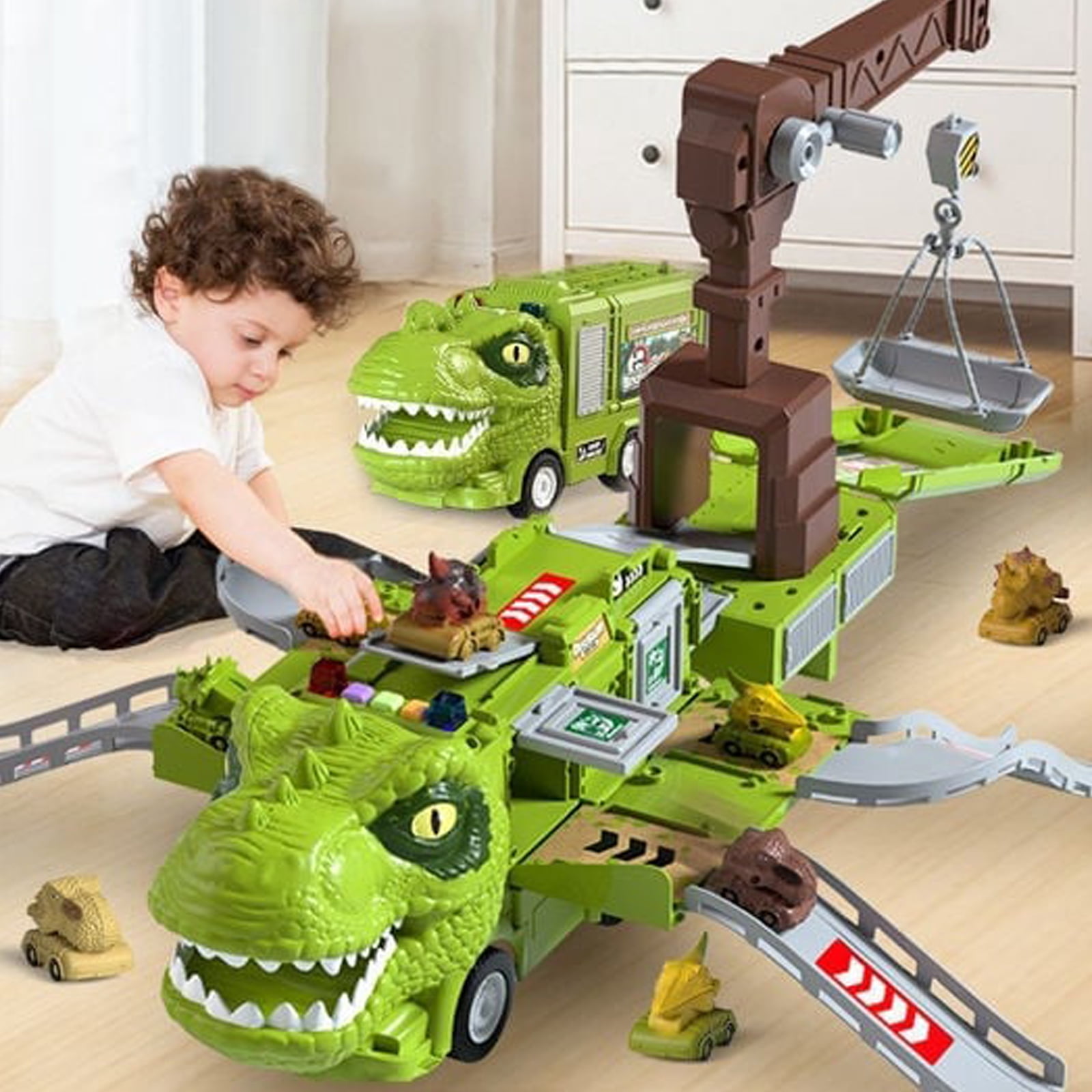 Vehicle Boy Toys Construction Toys Car Carrier Vehicle Toy Set Kids Toys Truck Car Toys Set for Age 3-9