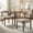 Brown, variant on Usaint Upholstered Modern Dining Chairs Set of 4 with Solid Wood Legs, Mid-Century Fabric Kitchen Side Chairs for Dining Room, Beige
