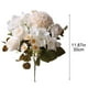 thumbnail image 3 of Ramo de Flores Artificiales Xiying - Flores Artificiales de 30 Cm de Imitación para Decoración Del Hogar, Bodas y Fiestas | Ramo de Centro de Mesa Vibrante de 30 Cm (1 Paquete), 3 of 7