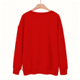 thumbnail image 6 of Wowcloth Women's Christmas Print Sweatshirt - Fashion Loose Casual Long Sleeve Hoodless Top for Holiday & Everyday Wear, 6 of 6