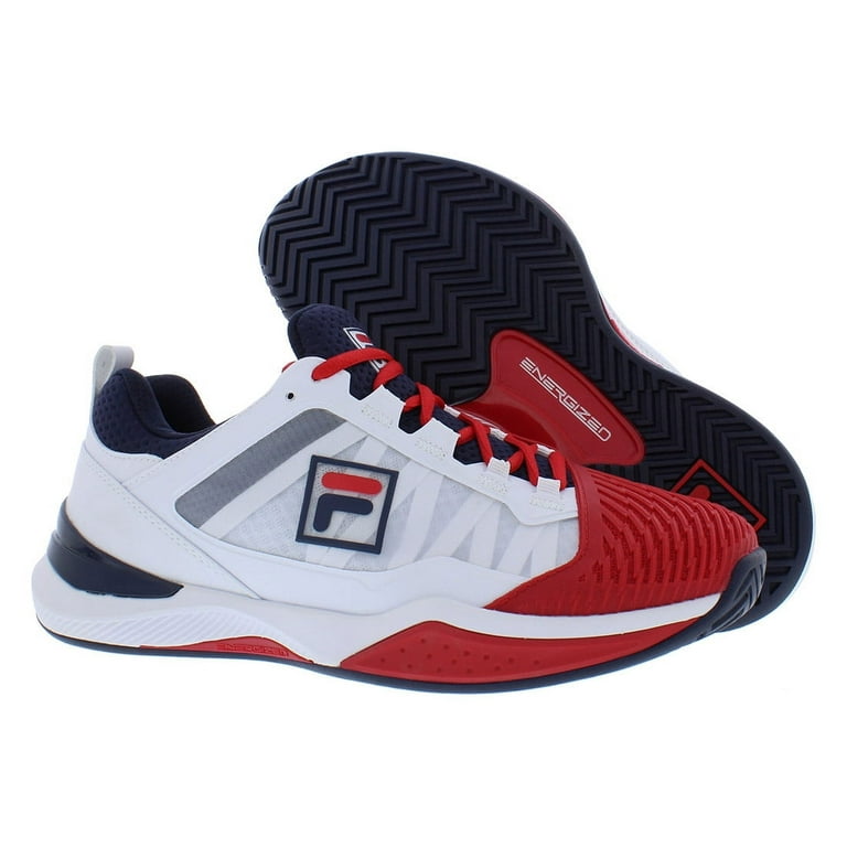 Fila Speedserve Energized Mens Shoes Size 13, Color: Red/White