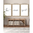 thumbnail image 5 of SHENIFY Be Our Guest Guest Room Wall Decor Guest Bedroom Wall Art 16x24in3pcs Natural Framed Farmhouse Guest Room Hanging Decoration, 5 of 6