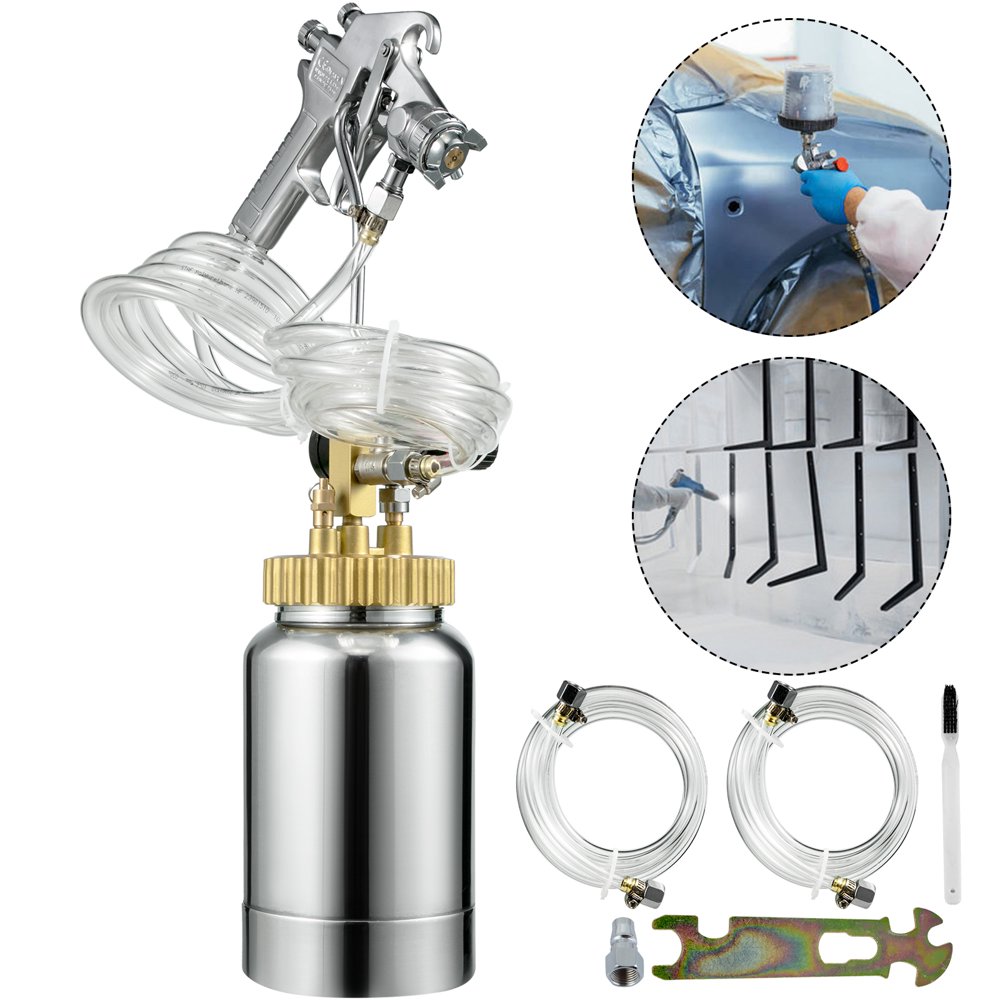 VEVOR Pressure Pot Tank 2L Pressure Pot Paint Sprayer 2 Quar Paint