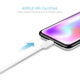 thumbnail image 2 of Overtime MFI Certified Lightning to USB Cable, Phone Charger and Sync Cable 4Ft White, 2 of 2