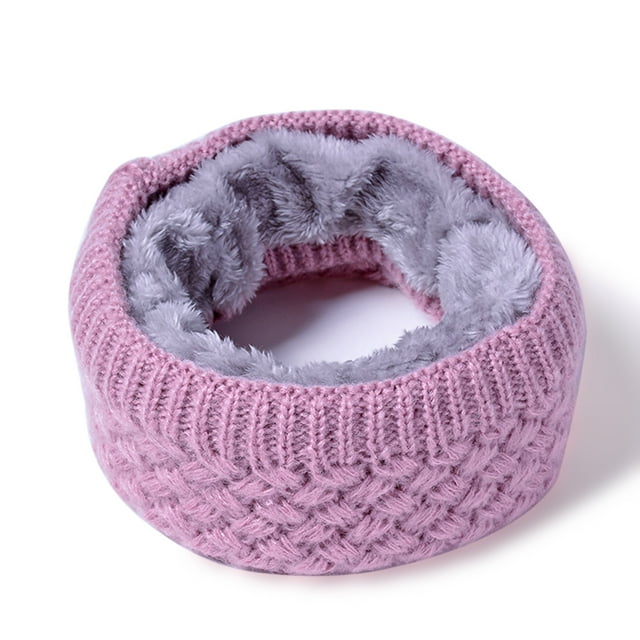 Cache-cou Thermique d'Hiver Générique pour Activités de Plein Air - Foulard Tricotée Unisexe Rose, Idéale pour le Vélo, la Randonnée, le Ski et le Planche à Neige