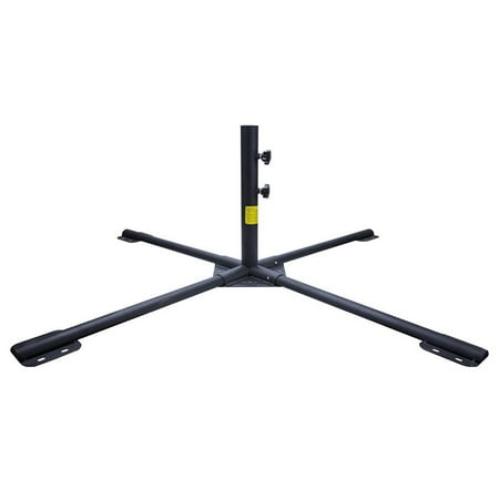 Palm Design Umbrella Base - BESTEK Umbrella Stand, 49.2” Rust Free Umbrella Base Tempered Iron Patio Umbrella Stand, Cross Design
