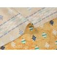 thumbnail image 5 of oneOone Velvet Pale Orange Fabric Stripe & Texture Craft Projects Decor Fabric Printed By The Yard 58 Inch Wide, 5 of 5