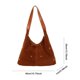 thumbnail image 2 of Damas Bolso de hombro de terciopelo elegante Bolso de bolso de bolso de semental de lujo Bolsa de bolso (marrón), 2 of 8
