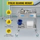 thumbnail image 1 of VEVOR Carro de servicio de laboratorio, carro rodante utilitario de acero inoxidable de 2 capas, carro medico con dos cajones, carro utilitario dental con ruedas bloqueables y un cubo, 1 of 9