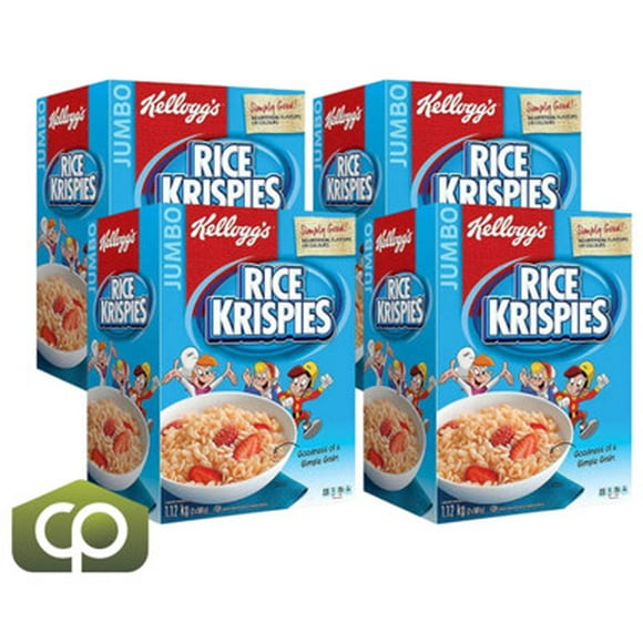 Kellogg's Rice Krispies Céréales - 1,12 kg Bonté Croustillante Classique (4/caisse)