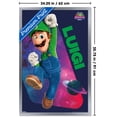 thumbnail image 3 of Nintendo The Super Mario Galaxy Movie (2026) - Luigi Jump Wall Poster, 22.375" x 34" Framed, 3 of 5
