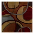 thumbnail image 3 of Unique Loom Cafe Collection Area Rug - Arpeggio (7' 10" Square Multi/Brown), 3 of 6