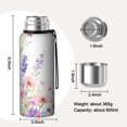 thumbnail image 7 of 20 Oz Pioneer Flower and Butterfly Coffee Tumbler Double Wall Insulated Stainless Steel Water Bottle | Metal Reusable Thermoses Flask with Cup Cap | Leak & Sweat Proof with Anti-Dust Lid, 7 of 7