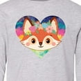 thumbnail image 4 of Inktastic Fox Lover Heart Cute for Girls Long Sleeve Youth T-Shirt, 4 of 5
