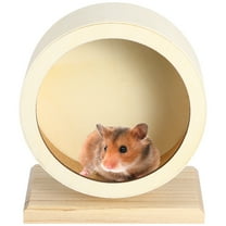 unbranded  Solid Wood Running Wheel Hamster Disc Chinchilla Exercise Pet