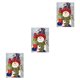 thumbnail image 5 of sweethay Pintura de diamantes de Navidad, imágenes de diamantes de imitación, decoración de inauguración de la casa, pinturas para el hogar Tipo 11 3Conjunto, 5 of 6