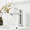 Chrome, variant on Mango Tile Chrome Single Hole Bathroom Faucet SUS304 Stainless Steel
